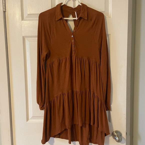 Free People Dresses & Skirts - Free People tiered long sleeve dress